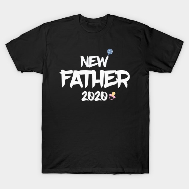new father 2020 new dad T-Shirt by tedd